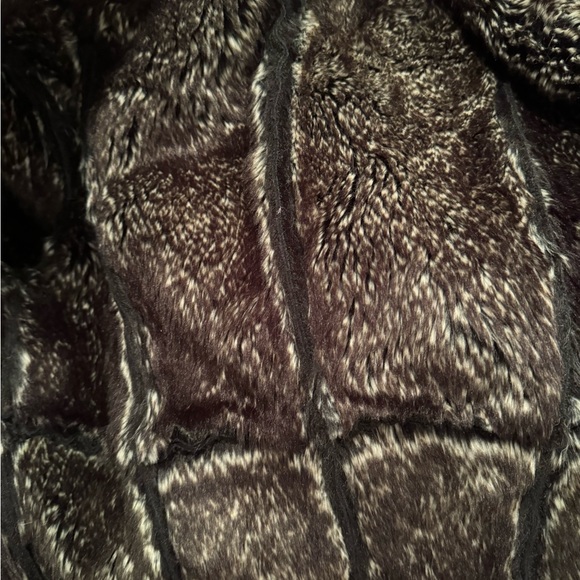 Express fur lined suede coat - Picture 3 of 4